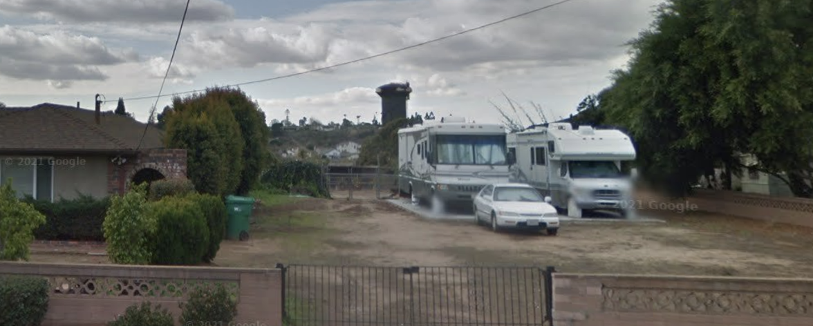 Side Hustle: Rent Your Space For RV Storage | Source: Google Streetview